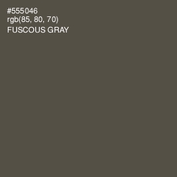 #555046 - Fuscous Gray Color Image